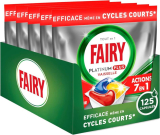Fairy Platinum Plus Tout-en-1 -Lot de 125 capsules pour lave-vaisselle