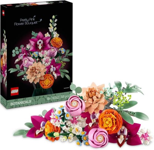 -21% LEGO Botanicals – Le Joli Bouquet de Fleurs Roses