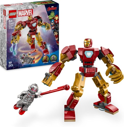 -20% LEGO 76307 Marvel Le Robot d’Iron Man Contre Ultron