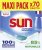 SUN – pastilles lave-vaisselle Tout en 1 Regular – 70 tablettes – avec 85% d&rsquo;ingrédients d&rsquo;origine naturelle