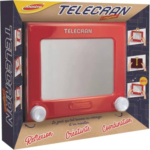 Joustra – Ardoise Magique « Telecran » Original (19×19 cm, dès 5 ans)