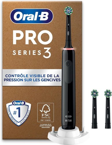 Oral-B Pro 3 Brosse à dents  électrique Noire