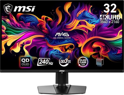 MSI MAG 321UPX  – Écran Gaming 31.5&Prime; QD-OLED 4K UHD, 240Hz