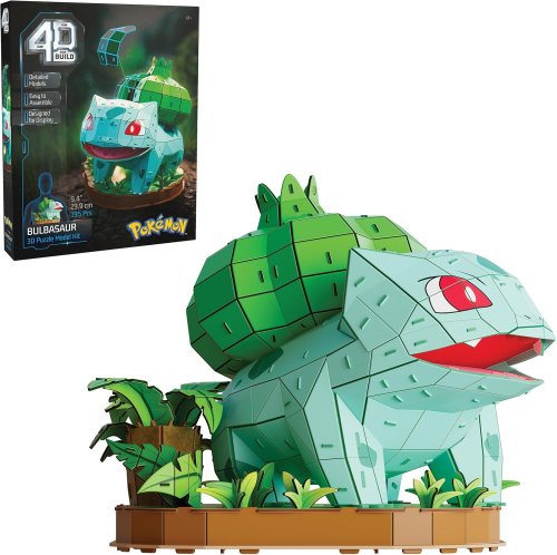 Puzzle 3D Pokémon 4D Build – Bulbizarre, 241 Pièces