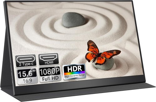 Écran Portable 15,6&Prime; Full HD IPS 1080P Mat, Ultra-leger à 59,99€