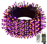 Guirlande lumineuse imperméable pour Halloween avec télécommande, 20M, 200 LED