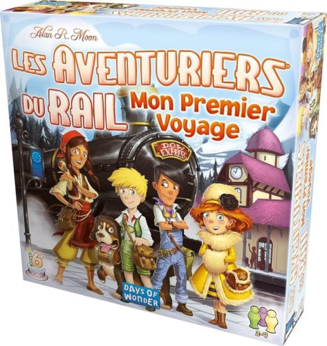 Asmodee – Les aventuriers du rail : Mon premier voyage – Jeu de société des 6 ans
