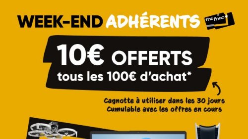 Fnac Adhérents : Code promo pour les Fnac Days
