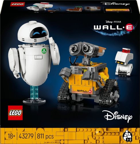(Fnac Adhérents) LEGO® Disney Pixar 43279 Wall-E et Eve