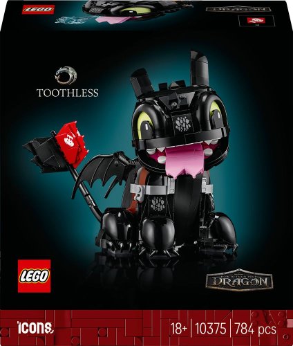 LEGO Icons 10375 Dragons : Krokmou à 55,99€