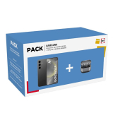 Pack Smartphone Samsung Galaxy S24 6,2″ 5G Nano SIM 128 Go Noir + Buds3 Noir
