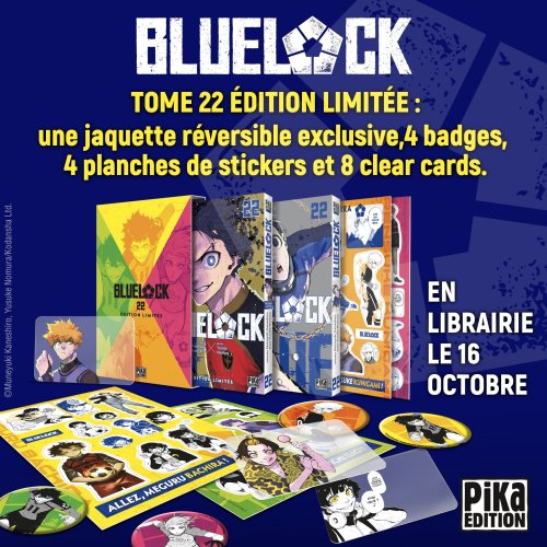 Blue Lock : où acheter le Tome 22 édition limitée du manga Blue Lock ?