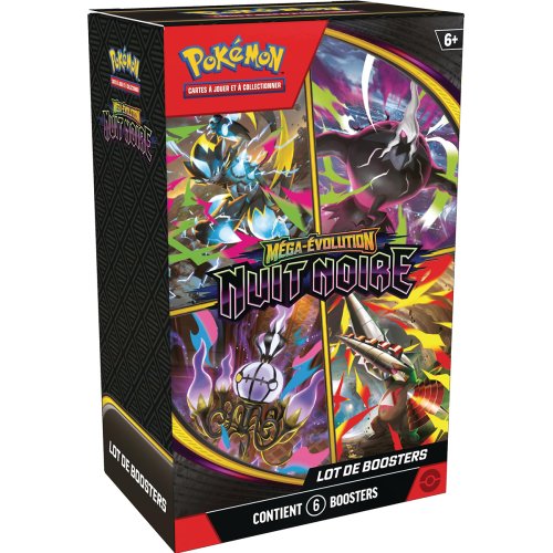Pokémon ME05 : où acheter le Bundle 6 Boosters Pokémon Nuit Noire en stock ?