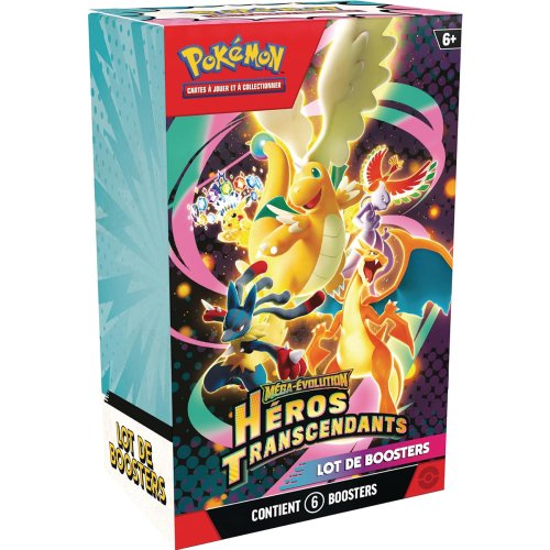 Bundle 6 Boosters Pokémon ME2.5 Héros Transcendants : où l&rsquo;acheter ?