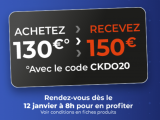 E-Carte cadeau Cdiscount : 150€ pour 130€ avec ce code promo