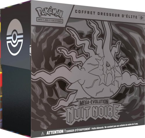 Coffret Pokémon ETB Dresseur d&rsquo;Élite ME05 Nuit Noire : où le commander ?