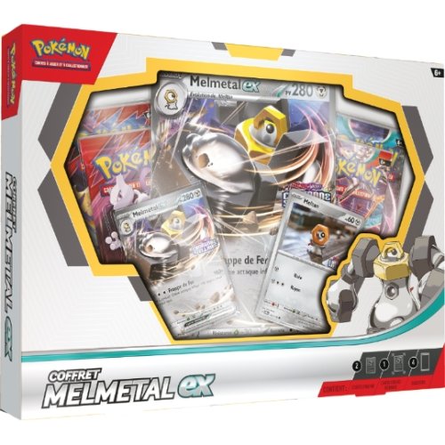 Coffret Pokémon Melmetal ex de Noël 2025 – exclusivité Carrefour