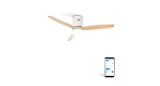 Ventilateur de plafond silencieux 40W Create WIND CALM M Ø132cm (éclairage, fonction été/hiver)