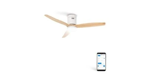 Ventilateur de plafond silencieux 40W Create WIND CALM M Ø132cm (éclairage, fonction été/hiver)