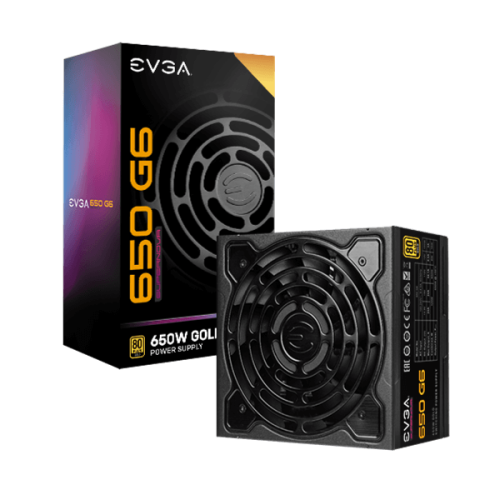 EVGA SuperNOVA 650 G6 – Alimentation PC 100% modulaire 650W, 80+ Gold