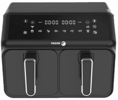 Friteuse sans huile FAGOR Airfryer FG2X4L – 8L – Double cuve – 8 programmes – 2200W