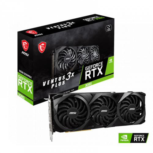 Carte graphique MSI – GeForce RTX 3080 VENTUS 3X PLUS 10G LHR