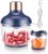 Hachoir électrique multifonction Bear 0,6L+ 2L – 2 vitesses, 4 lames en inox