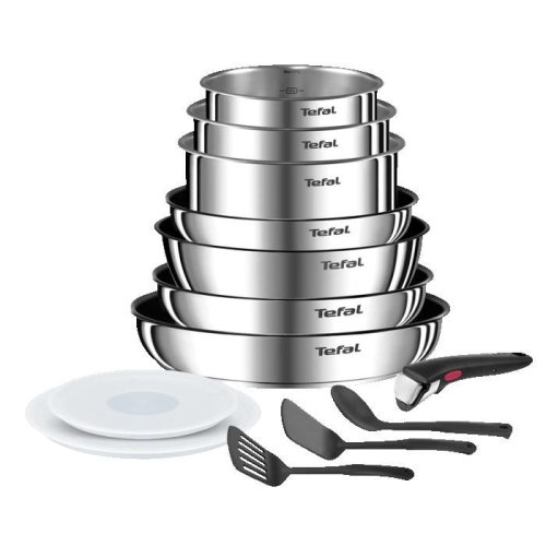Tefal Ingenio Emotion – Batterie de cuisine 13 pièces – Tous feux (inox, garantie 5 ans)
