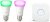 Philips Hue Kit de démarrage – 2 Ampoules LED connectées White & Color Ambiance E27+ pont de connexion