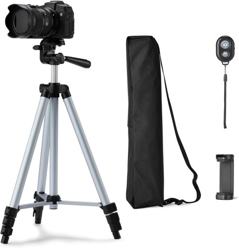 Amazon Basics Trépied 127 cm pour téléphone et appareil photo (+ Sac et télécommande)