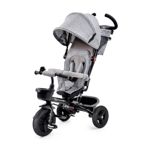 Tricycle Kinderkraft Aveo – Dès 9 mois, Gris clair