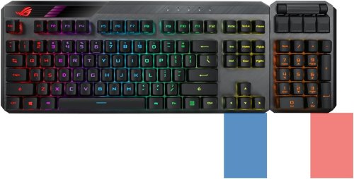 ASUS – Clavier Gamer Rétroéclairé sans Fil ROG Claymore II