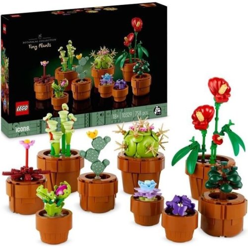 LEGO® Icons 10329 Les Plantes Miniatures, Collection Botanique