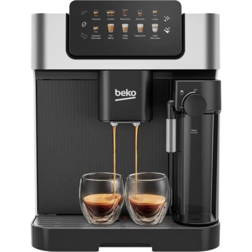 Beko – Machine à expresso automatique avec broyeur 1350W – Ecran tactile,19 bars, 2L