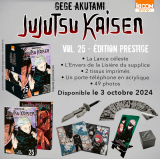 Coffret Tome 25 édition Prestige de Jujutsu Kaisen : où l’acheter
