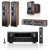 Pack Home Cinéma Magnat Monitor : Ampli DENON AVR-X2800H, Enceinte centrale, 2 Enceintes colonne, 2 Enceintes bibliothèque