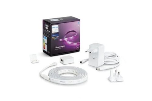 Lot de 2 Rubans lumineux Philips Hue Lightstrip Plus (2x 2m) (prix au panier)