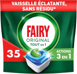 Promo Amazon : 35 capsules lave-vaisselle Fairy All In One à 6,27€