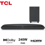 TCL TDS-6110 – Barre de son Home Cinéma 2.1 avec caisson de basses sans fil (Via ODR de 30€)